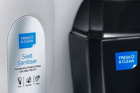Seat sanitiser by Fresh & Clean