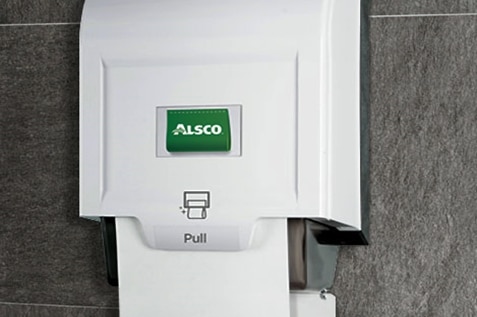 Alsco paper towel dispenser