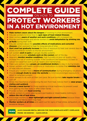 How to protect workers in a hot environment