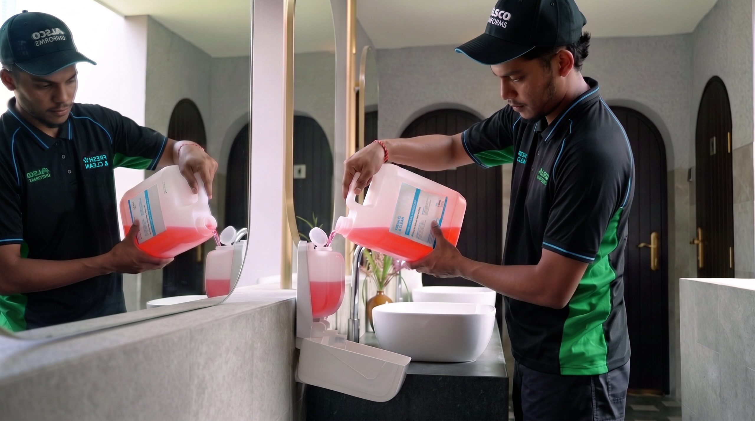 Fresh and Clean hand soap servicing