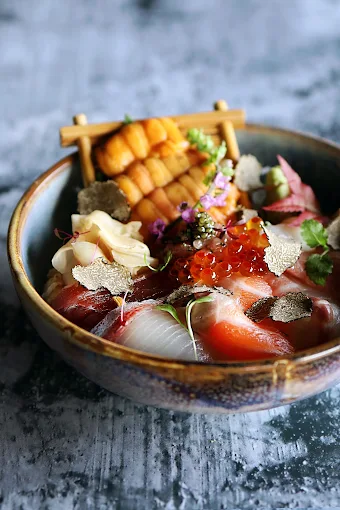 Contemporary Japanese dish at Ginkyō by Kinki
