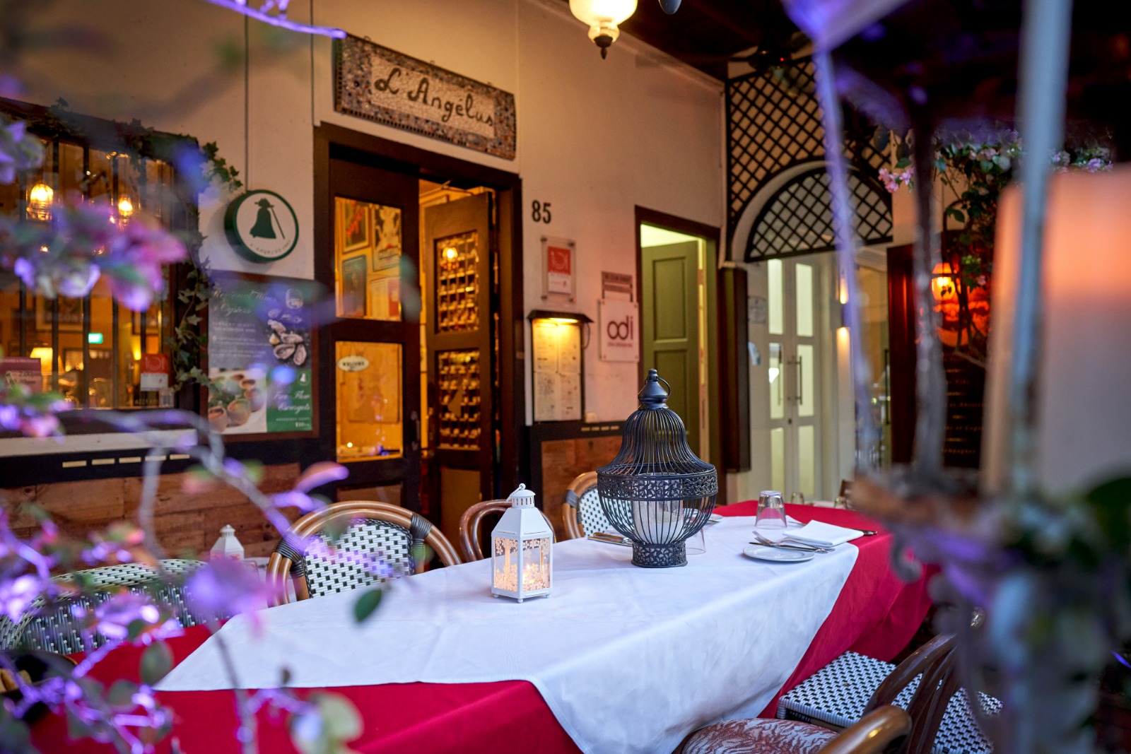 L’Angélus traditional French restaurant on Club Street in Singapore